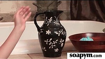 Erotic soapy massage with happy ending 12