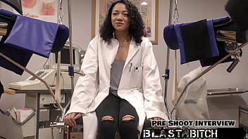 Yasmine woods' pussy gets blasted with cum after blowjob