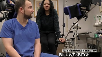 Yasmine woods' pussy gets blasted with cum after blowjob