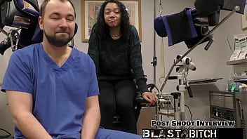 Yasmine woods' pussy gets blasted with cum after blowjob