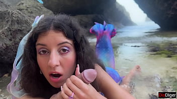 I met a beautiful mermaid on an island and gave her legs so that