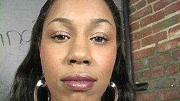 Horny lady enjoys gloryhole cocksucking interracial 26