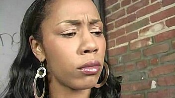 Horny lady enjoys gloryhole cocksucking interracial 26