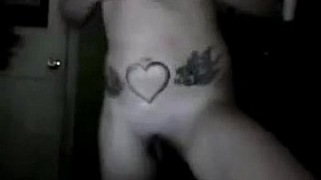 Horny tatooed latina playing harder on cam