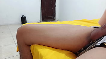 Young virgin gives her first fuck with a sex toy