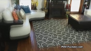 Lily jordan's pretty pussy fucked pov style