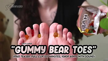 Gummy bear toes