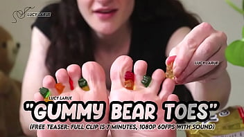Gummy bear toes