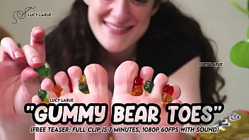 Gummy bear toes