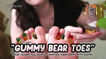 Gummy bear toes