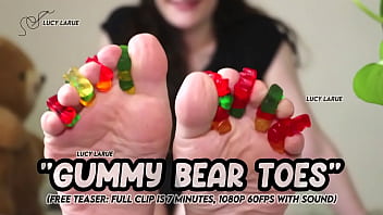 Gummy bear toes