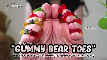 Gummy bear toes
