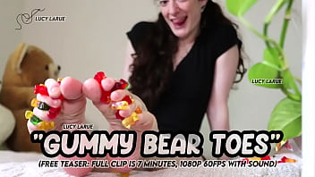 Gummy bear toes