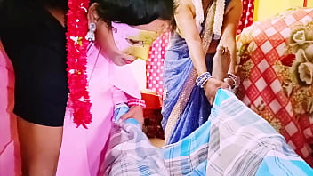 Desi threesom family fucks telugu dirty talks