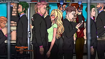 Jenny loves it when strangers make her orgasm on the bus hentai game