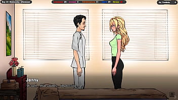 Jenny loves it when strangers make her orgasm on the bus hentai game