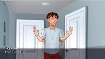 Summertime saga by darkcookie gets a boner while watching a movie with his stepmom big tits stepmom loves big cocks