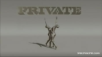 Katy caro looks hot kneeling between two guys giving them a blowjob