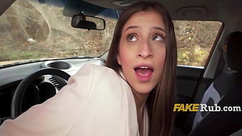 Latina teen shows me boobs before asking for discount