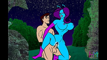 Watch a sexy alien and her close encounter