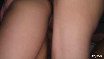 Two skinny girls ada lapiedra and talia mint are shocked by a huge dick