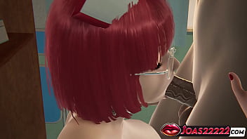 3d nurse with big boobs handjob service for huge cock pov blowjob sitting deepthroat epic facial in honey select 2