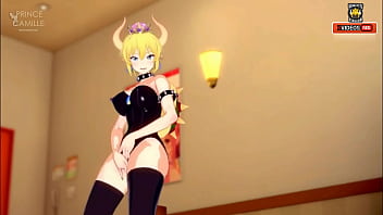 Sexy Bowsette Touches Herself Until She Cums thumbnail
