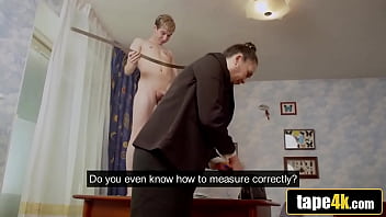 Tutor in nothing but trouble gets schooled on her own desk