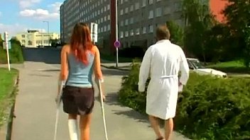 Young redhead babe comes to hospital Young redhead babe comes to hospital