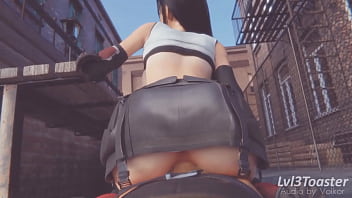 Tifa final fantasy big tits big ass blowjob