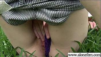 Horny girl fill her holes with things to get orgasms clip 21