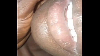 Mr g kissing and playing with my soft lips and wet mouth