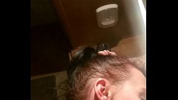 Sexy chic sucks my cock