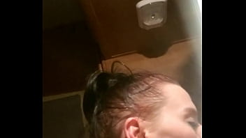 Sexy chic sucks my cock