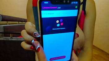 Hot and sweet busty brunette in bra satisfies herself with lovense