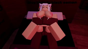 Getting demolished from a big black cock in roblox