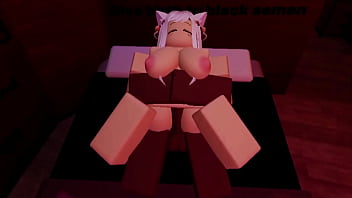 Getting demolished from a big black cock in roblox