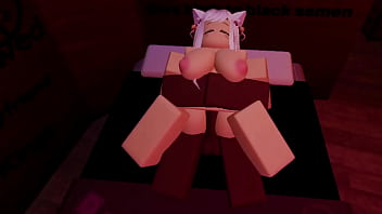 Getting demolished from a big black cock in roblox