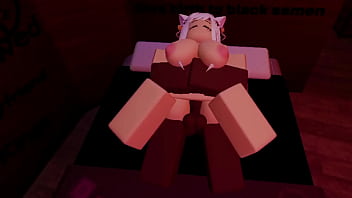 Getting demolished from a big black cock in roblox