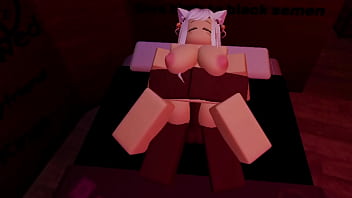 Getting demolished from a big black cock in roblox