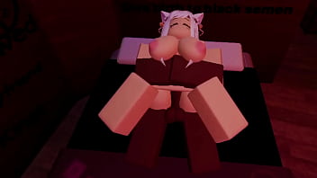 Getting demolished from a big black cock in roblox
