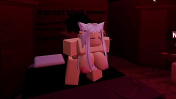 Getting demolished from a big black cock in roblox