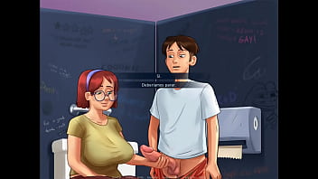 Summertime saga cap 31 mi amiga me muestra sus tetas en el baño