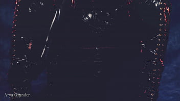 Latex and bondage hot teasing video arya grander