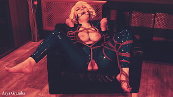 Latex and bondage hot teasing video arya grander
