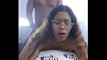 Stepsister tries a black cock