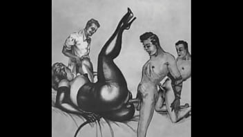 Retro erotic art