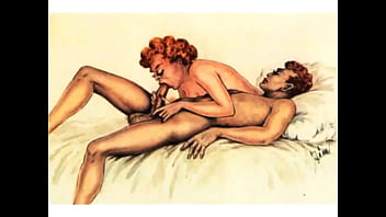Retro erotic art