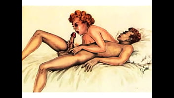 Retro erotic art