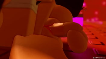 Checkered bunny lady gets dp'ed roblox animation